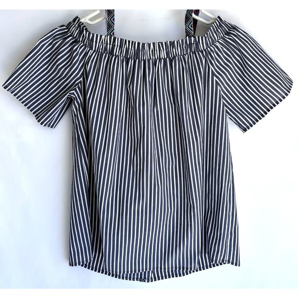 BCX Women's Striped Top Size M - Picture 6 of 6